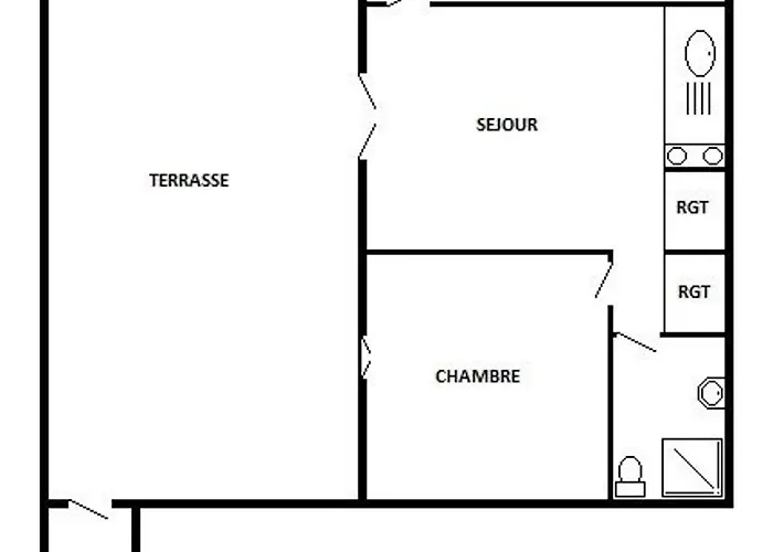 Location Vacances: 3 Pieces, 6 Couchages, A 200m, Port - Fr-1-81-83 勒卡特